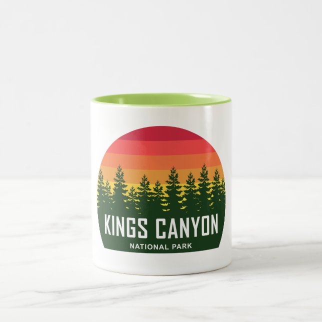 Kings Canyon National Park Two-Tone Coffee Mug (Center)