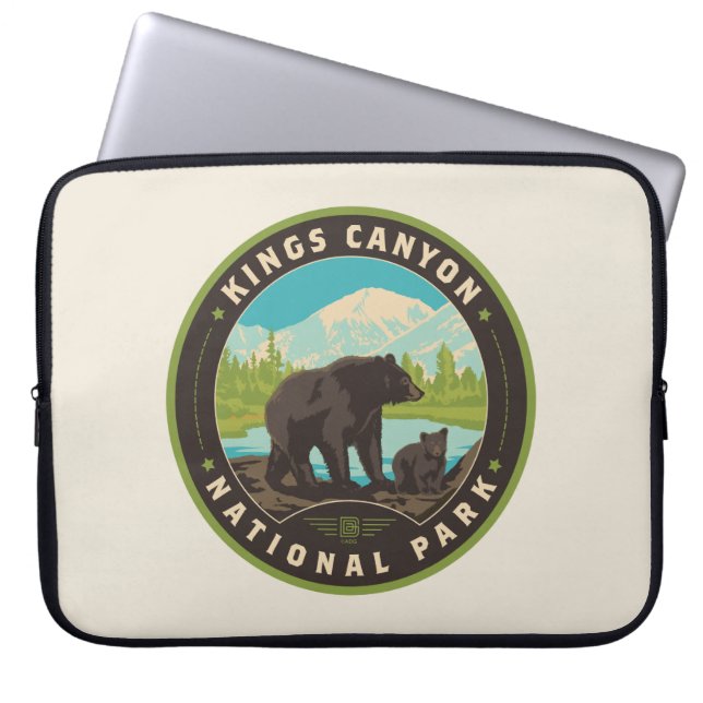Kings Canyon National Parks Laptop Sleeve (Front)
