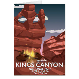 Kings Canyon Sierra Nevada Travel poster
