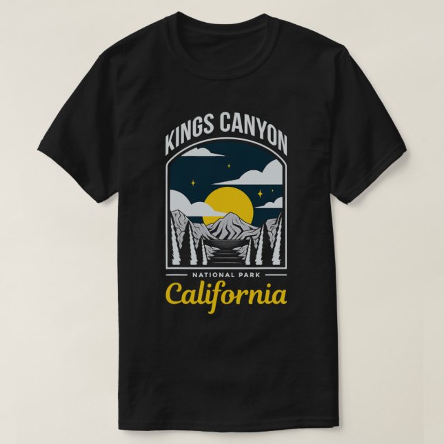 Kings Canyon Us National Park T-Shirt (Design Front)