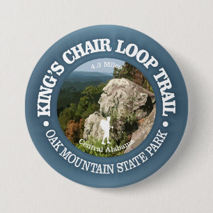 King's Chair Loop (rd) 7.5 Cm Round Badge