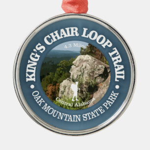 King's Chair Loop (rd) Metal Tree Decoration