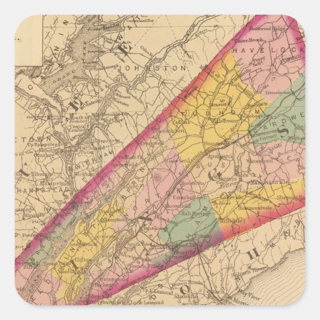 Kings Co, NB Square Sticker (Front)