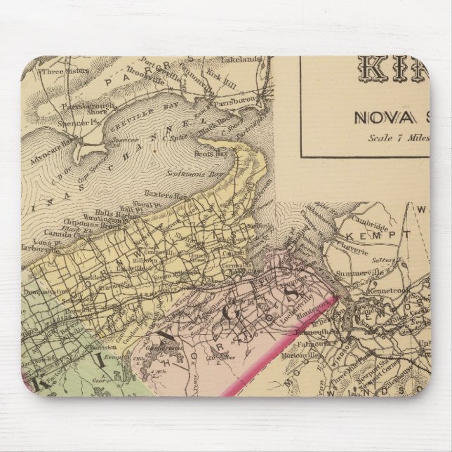 Kings Co, NS Mouse Mat (Front)