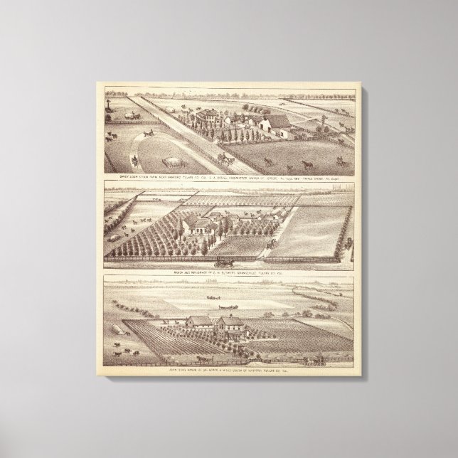 Kings Co ranches Canvas Print (Front)