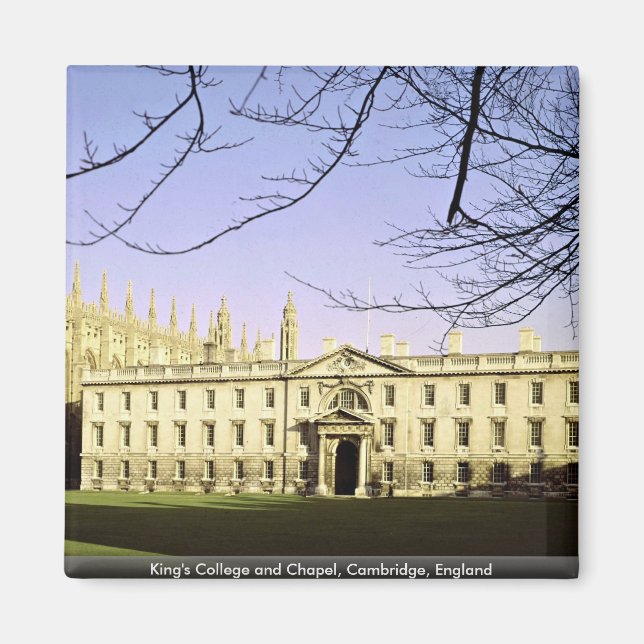 King's College and Chapel, Cambridge, England Magnet (Front)