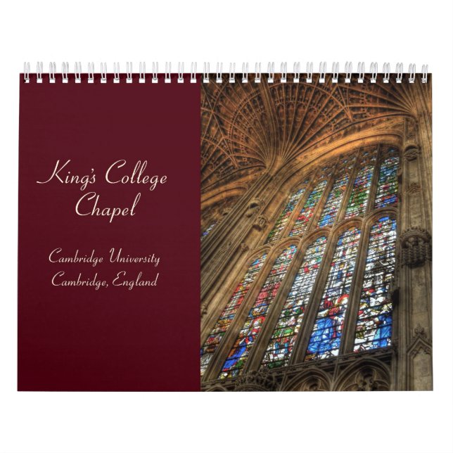 King's College Chapel 2010 Calendar (Cover)