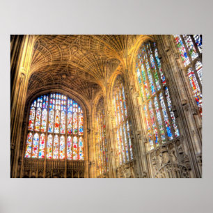 King's College Chapel ~ Cambridge, England Poster
