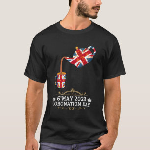 Kings Coronation 2023 Union Jack Coronation Teapot T-Shirt