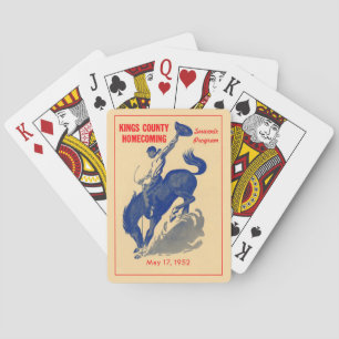 KINGS COUNTY - HANFORD - CALIFORNIA PLAYING CARDS. CARDS