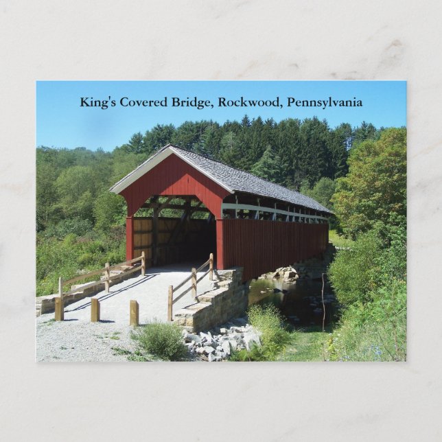 King's Covered Bridge Postcards (Front)