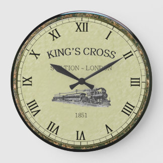  ~ “Kings Cross” ~ London ~ England ~  Large Clock