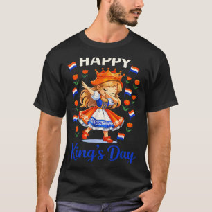 Kings Day Netherlands Flag Koningsdag Dutch T-Shirt