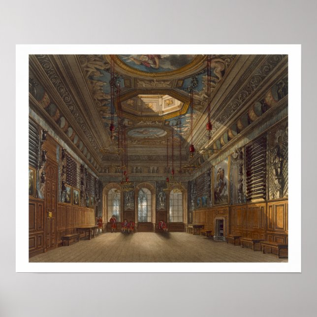 King's Guard Chamber, Windsor Castle, from 'Royal Poster (Front)