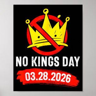Kings in america march 28 2026 kings day funny Kin Poster