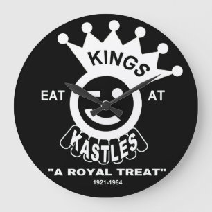 Kings Kastle Hamburgers, Chicago, IL Large Clock