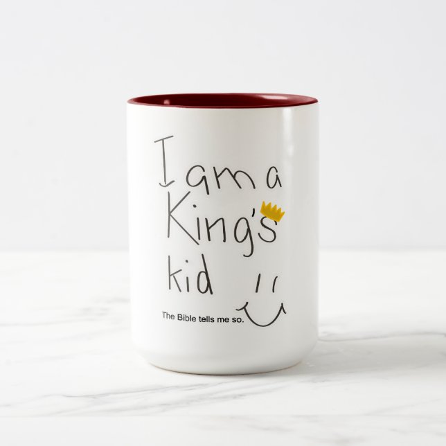 King's Kid Two-Tone Coffee Mug (Center)