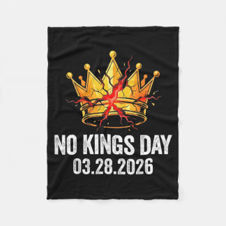 Kings March 28 2026 Kings Day Vintage Funny Men Fleece Blanket