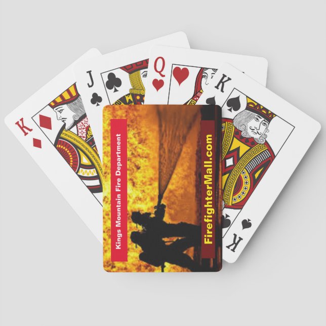 Kings Mountain Fire Department Playing Cards (Back)