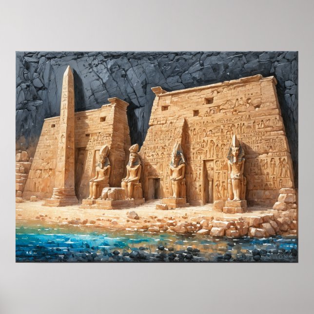 Kings of Ancient Egypt Dendera Temple Poster (Front)