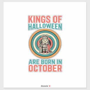 Kings Of Halloween October Birthday Vintage Shirt_