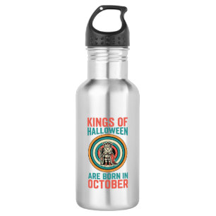 Kings Of Halloween October Birthday Vintage Shirt_ 532 Ml Water Bottle