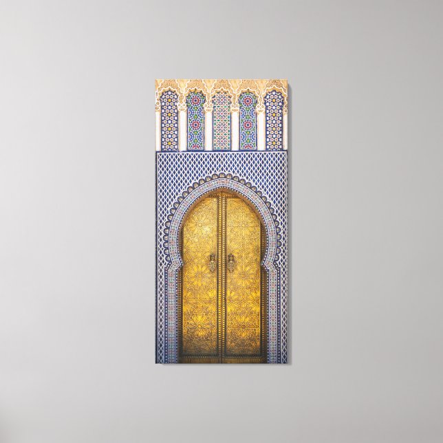 King'S Palace Ornate Doors Canvas Print (Front)