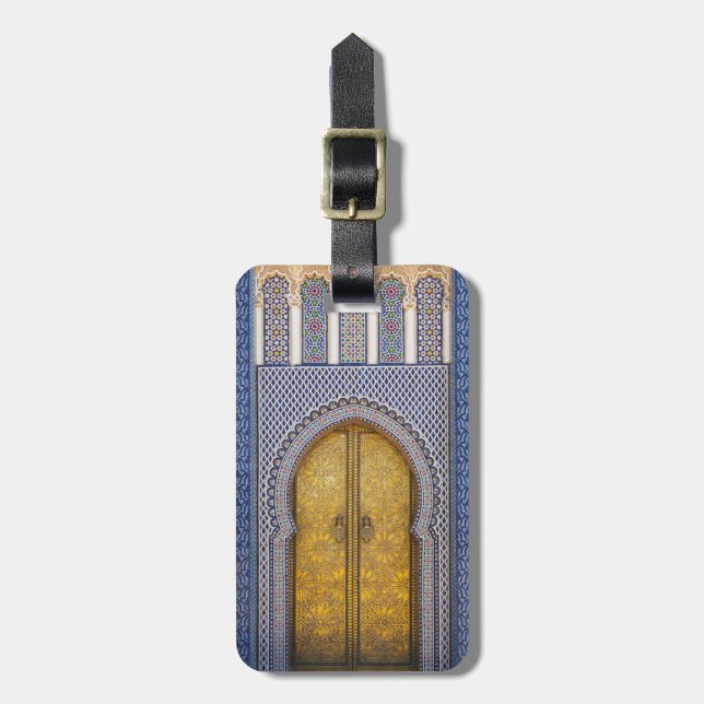 King'S Palace Ornate Doors Luggage Tag (Front Vertical)
