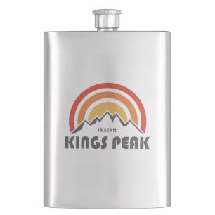 Kings Peak, Utah Hip Flask