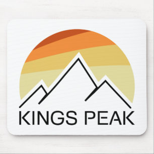 Kings Peak Utah Retro Mouse Mat