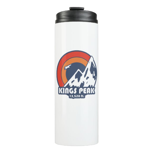 Kings Peak Utah Sun Eagle Thermal Tumbler (Front)
