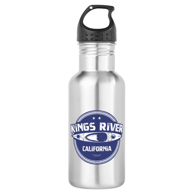 Kings River California Kayaking 532 Ml Water Bottle (Front)