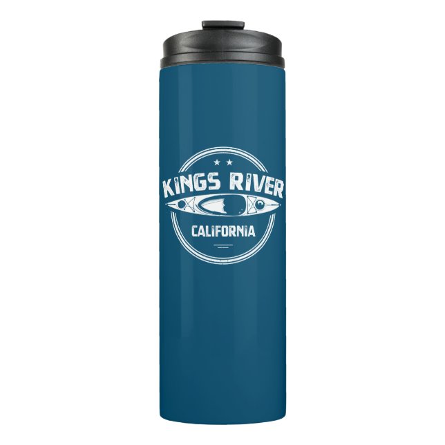 Kings River California Kayaking Thermal Tumbler (Front)