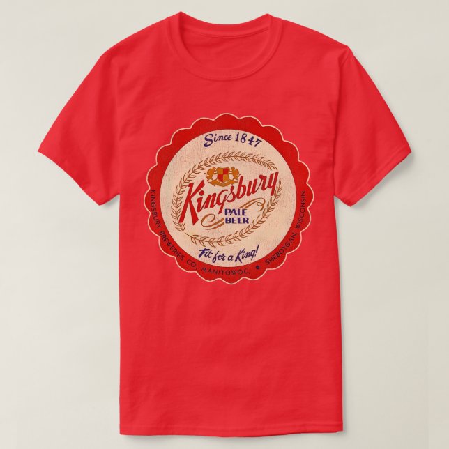 Kingsbury Beer T-Shirt (Design Front)