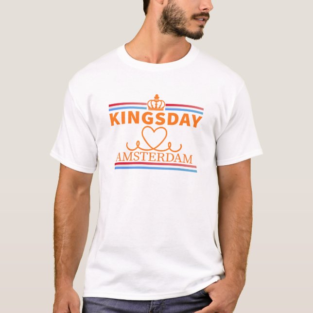 Kingsday Amsterdam Netherlands T-Shirt (Front)