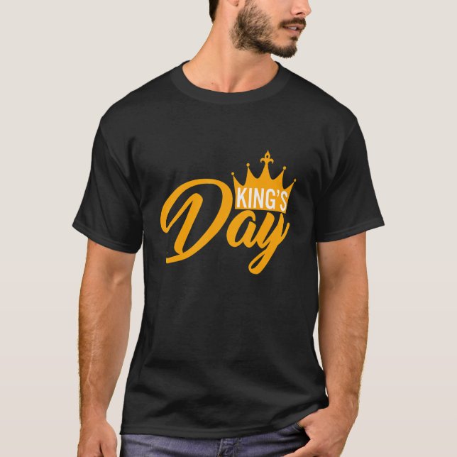 Kingsday Orange Amsterdam Koningsdag Kings Day Net T-Shirt (Front)