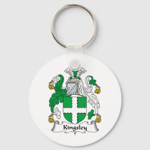 Kingsley Family Crest Key Ring