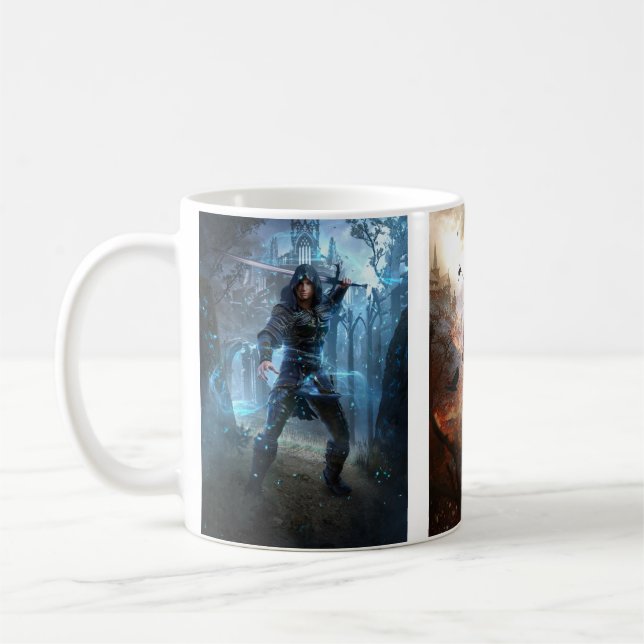 Kingsmen Chronicles Fantasy Book Art Trilogy Mug (Left)