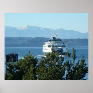 Kingston Ferry Leaving Poster