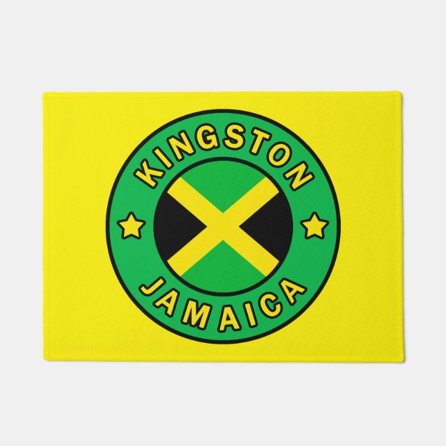 Kingston Jamaica Doormat (Front)