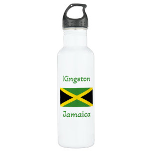 Kingston Jamaica – Jamaican Flag   710 Ml Water Bottle