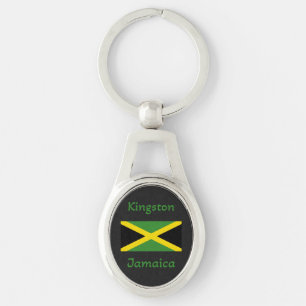Kingston Jamaica – Jamaican Flag Keychain
