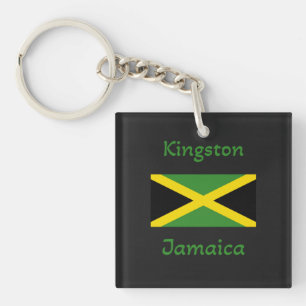 Kingston Jamaica – Jamaican Flag Keychain