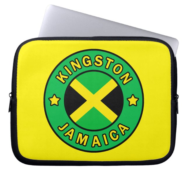Kingston Jamaica Laptop Sleeve (Front)
