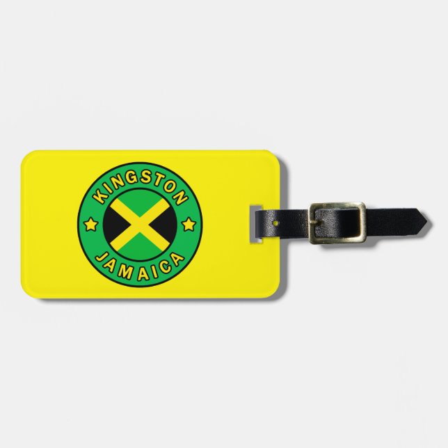Kingston Jamaica Luggage Tag (Front Horizontal)