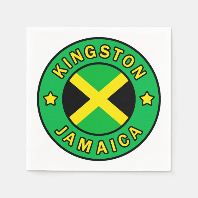 Kingston Jamaica Napkin (Front)