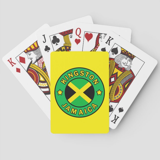 Kingston Jamaica Playing Cards (Back)