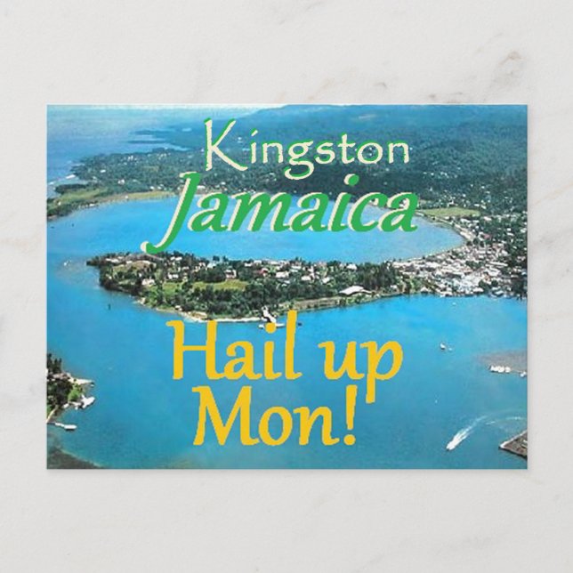 KINGSTON Jamaica Postcard (Front)