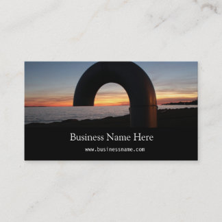 Kingston lake,Ontario sunset. Business Card