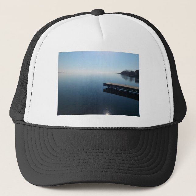 Kingston lake,Ontario Trucker Hat (Front)